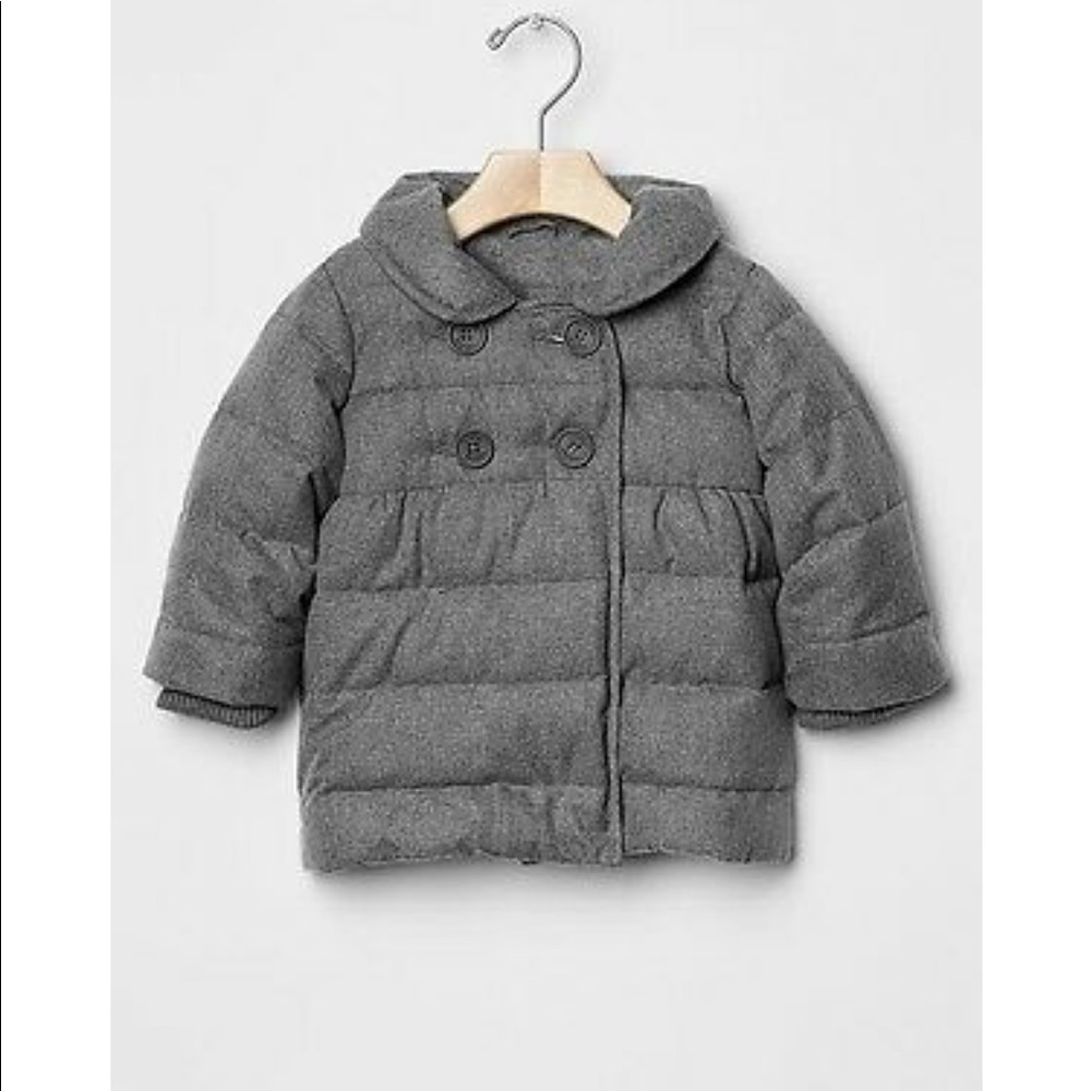 Baby GAP Girl Gray Puffer Jacket